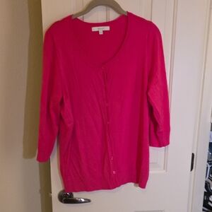 Sejour Vivid Pink Women's Cardigan